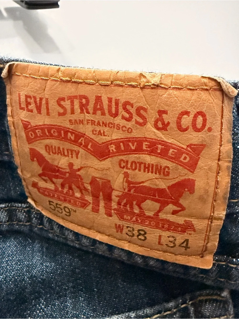 Levi's Men's Blue Straight Jeans